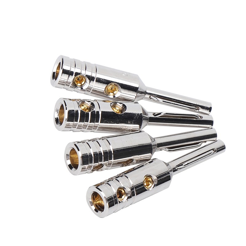 Monosaudio B80（R）Banana Plug Pure Copper Power Plug Connector for Professional