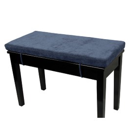 Loveboat - Cojín de Banco de Piano, Lavable para Almacenamiento de Zapatos, Ventana, Piano, Comedor, 30 x 14 x 2 Pulgadas, Color Azul Marino