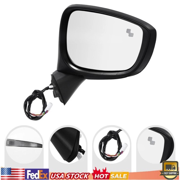 Unbranded Right Side Rear View Mirror for 2015-2016 Mazda CX-5,