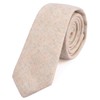 DonDon Men's Tie 6 cm Cotton Plain Checked and Polka