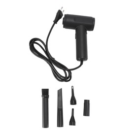 Compressed Air Duster Powerful 100000RPM Stepless Adjustment Portable Air Blower Wired Air Duster Fan with Light