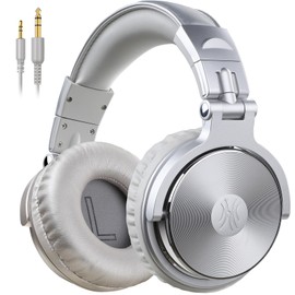 OneOdio Pro 10 Monitor Headphones, Wired, Bass Enhancement, Headphones, Over-ear, Lightweight, 0.25 & 1.4 inches (6.35 & 3.5 mm) Jacks, Coexist, Single Ear Monitoring, Foldable, Includes 0.5 ft (1.2