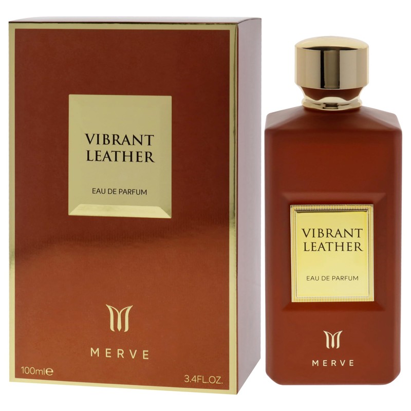 Merve Vibrant Leather for Men - 3.4 oz EDP Spray