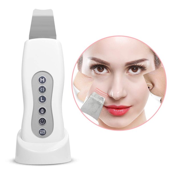 Ultrasonic Beauty Facial Cleansing Machine, Vibration/Ion Cleansing Skin/Exfoliation/Facial Pores, Deep Cleansing Cuticle