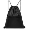 TEABAN Drawstring Backpack String Bag: Water Resistant Gym Drawstring Bag