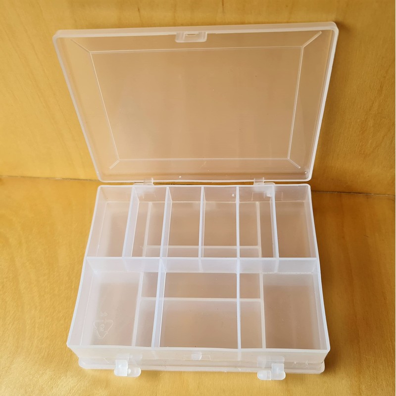 2 x Small Double Sided 16 Compartment Box - Fishing