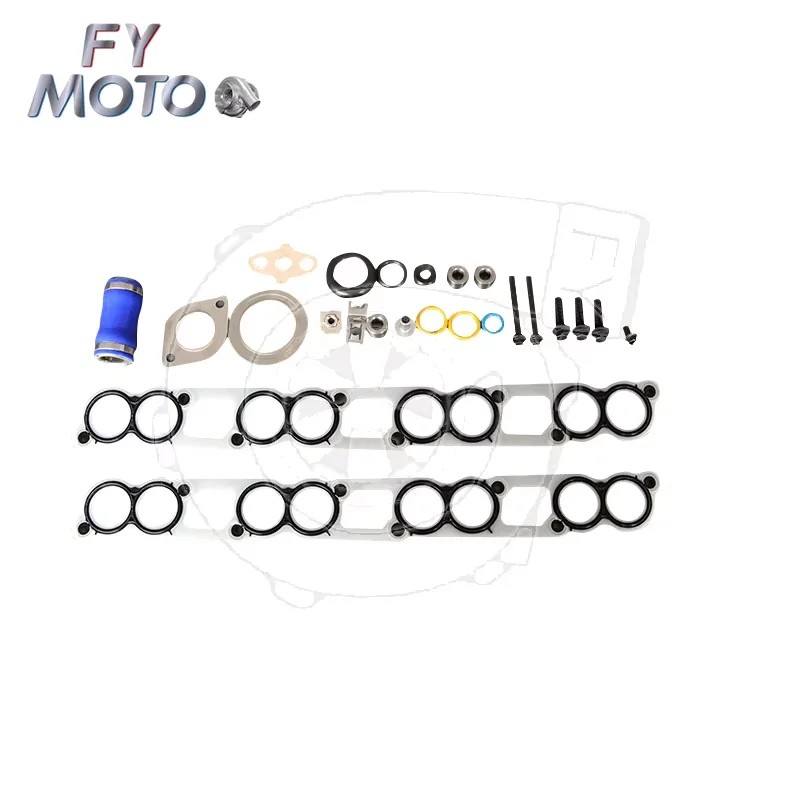 Square EGR Cooler Kit for 04-2007 6.0 Powerstroke Diesel 6