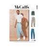 McCall's Men/BOY Skirt/Pants Sewing Pattern Kit, Light Blue