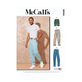 McCall's Men/BOY Skirt/Pants Sewing Pattern Kit, Light Blue