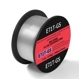 Gasless Flux Core Mig Wire, Mild Steel E71TGS .040-Diameter, 2-Pound Spool
