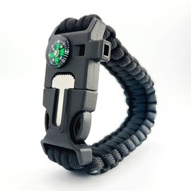 Survival Bracelet Camping Hiking Paracord emergency supplies 5ea