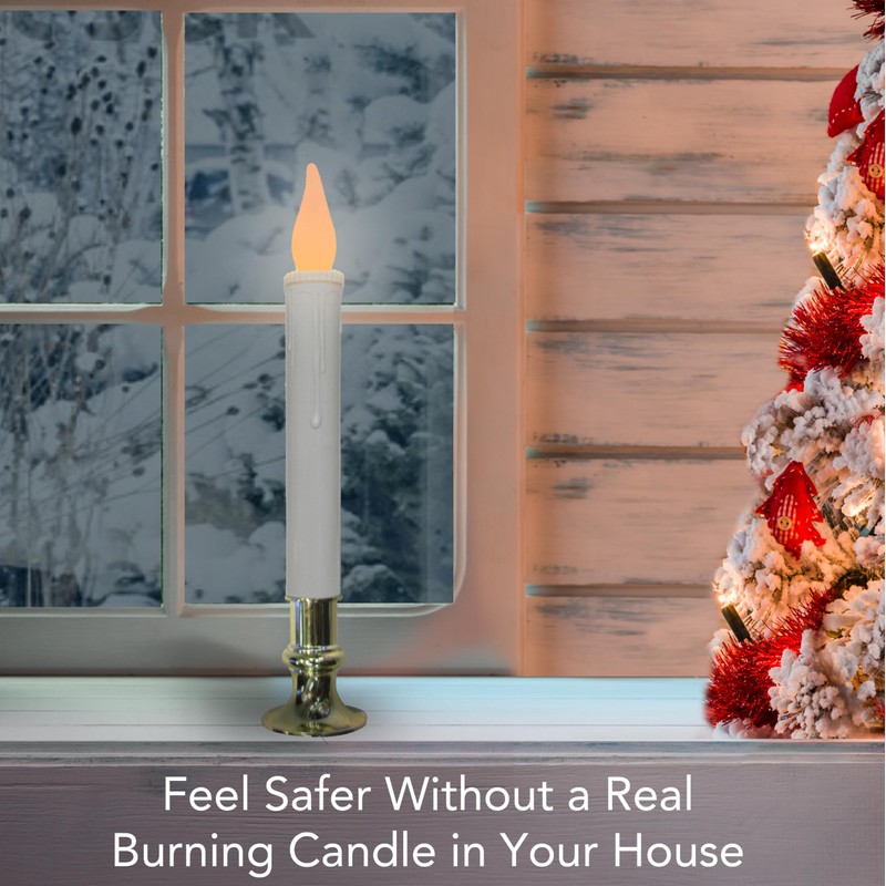 Brite Star Battery Operated 9-inch LED Candles - 6 Count