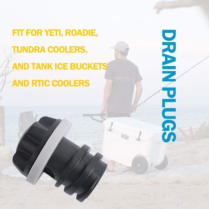 Cooler Drain Plug Replacement Compatible with Yeti's Line of Roadie,