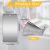 50 Pack Metal Engraving Blanks Stainless Steel Rectangle Blank Tags