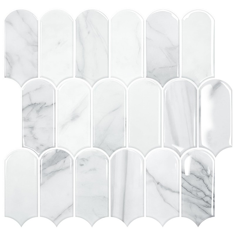 Vamos Tile Upgraded Thicker Design Peel and Stick Backsplash Tile,