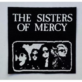 Punk Rock Sisters of Mercy Front Cloth Patch Sew On Badge Goth Rock Approx 4" X 4" (CP246)