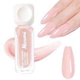 NEEXUAAN Nail Polish Quick Dry Nail Lacquer Nude Pink Nail Polish Long Last Shine Fingernail Toe Nail Art DIY Gift for Women Girls,10ML (10ML, Pink)
