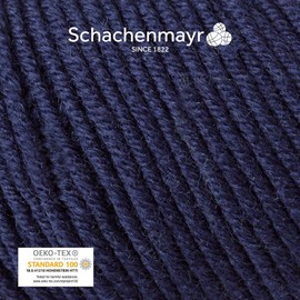 Schachenmayr 9807552 Merino Extrafine 120 Hand Knitting Yarn, Virgin Wool, navy, 10 x 10 x 7 cm
