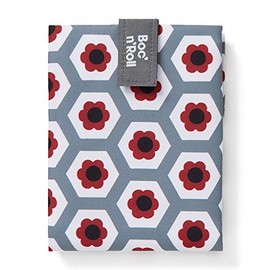 Roll'eat ® Reusable Sandwich Bag | Sandwich Container | Eco Friendly Food Bag | Reusable and Washable Sandwich Wrap | Born - Boc'n'Roll Tiles