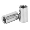 10Pcs Round Coupling Nut Stainless Steel Female Thread M10 Connector