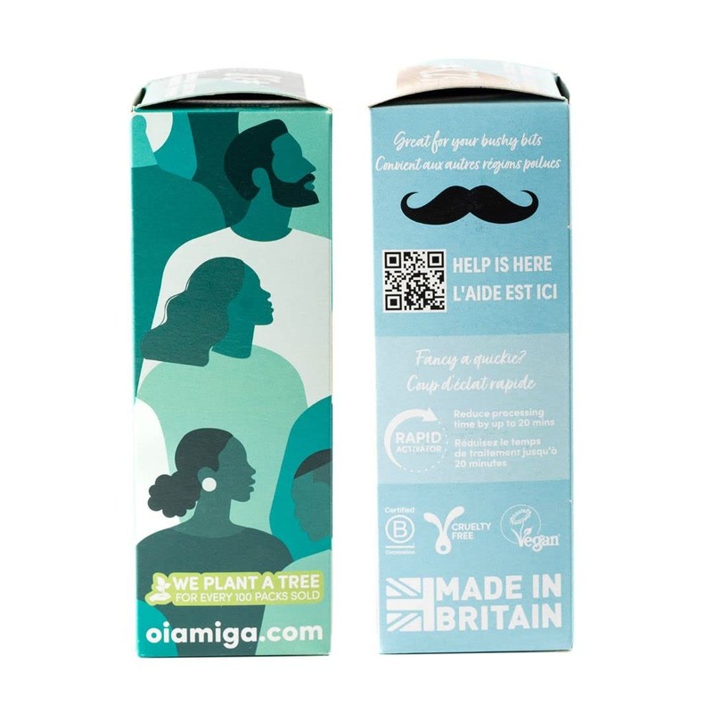 Oiamiga Beige Blonde Permanent Hair Colour with Natural Ingredients 120