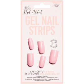 Ardell Nail Addict Gel Nail Strips - Lover Lane, Cures with LED/UV Lamp, Lasts Up To 14 Days, 1-pack