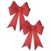 Queens of Christmas Red Glitter Bow