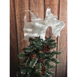 Scottish Terrier, Angel, Dog Christmas Tree Topper, Wreath Decoration, Holiday Decoration, Aluminum, Star