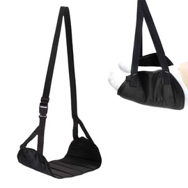 1 Pack Airplane Footstool, Foldable Hanging Footstool, Hammock, Travel Accessories, Travel Footstool for Office, Dorm, Airplanes and More