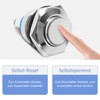 Push Switch, Waterproof Momentary Metal Push Button Bell Push Button