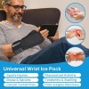 Wisesso Wrist Ice Pack Wrap, Reusable Ice Gloves for Hot