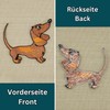 Dachshund Dog Patch for Iron-On or Sew-On Iron-On Patch Dachshund