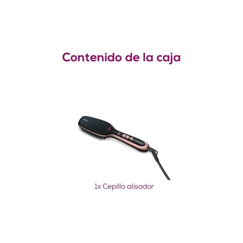 Cepillo Alisador Eléctrico De Iones Hs60 Beurer