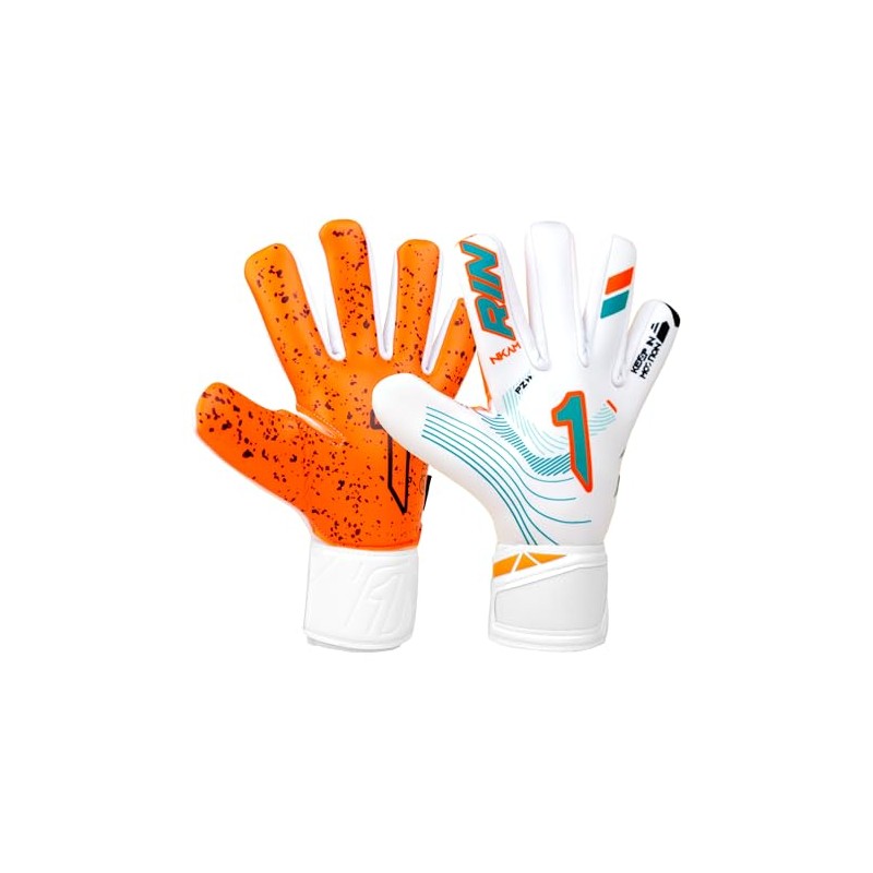 Rinat Nkam W/G AS Goalkeeper Gloves Junior Unisex White Green