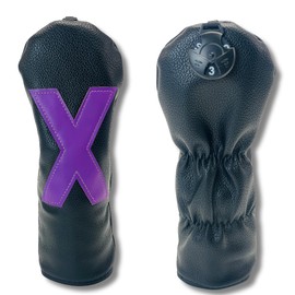 Golf Headcover, Stylish and Cool, Big Number Headcover, Prevents Mistakes, Waterproof, Premium PU Material, Effective Head Protection (Royal Violet, UT)