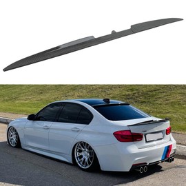 goodfitment - Universal Carbon Fiber Car Rear Trunk Spoiler Wing Lip Fit for Most Car