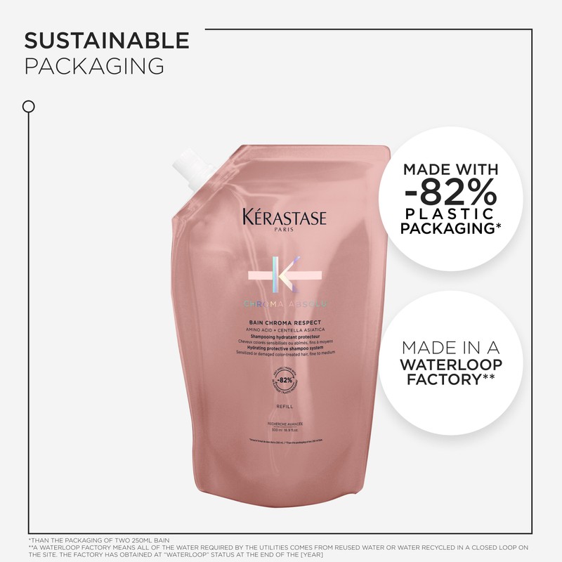Kerastase Kérastase Chroma Absolu Bain Chroma Respect Refill Shampoo Pouch