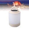 Solar Camping Lantern PP ABS Warm Light RGB Portable Hanging