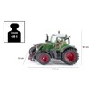 siku 3285, Fendt 724 Vario Tractor, 1:32, Metal/Plastic, Green, Ackermann