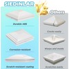 SIEDiNLAR 4x4 Post Caps White 12 Pack, Deck Post Covers