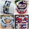 THRELE 3500pcs Blue Clay Beads for Bracelets Making 6mm Heishi