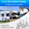 BEBOBLY RV Stack Jacks 4 Pack, Screw Jack Stands for