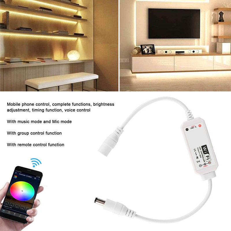 Wifi Controller Household LED Single Color Voice Music Remote Control