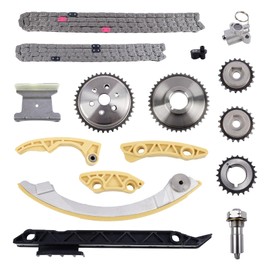 SUSUCAR Engine 2.4 Timing Chain Kit for GMC Terrain, for Chevy Equinox Malibu Captiva Cobalt HHR, for Buick Lacrosse Regal Verano Pontiac G5 G6 L4 2.0 2.2 2.4L 9-4201S