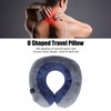 Self Inflatable Travel Pillow U Shaped Portable Neck Chain Support
