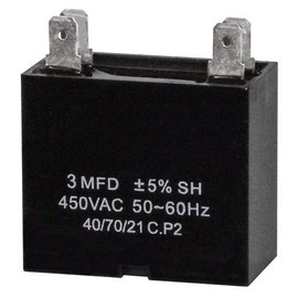 Mini Split Capacitor - 3 mfd 3 uf - 450V - 4 Terminal - 50/60HZ
