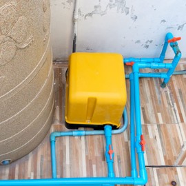 M METERXITY 2 Pack PVC Female Thread Pipe Fitting - Female Thread Straight Hose Connector, Durable to Use, Apply to Air Water, (G3/4 Female to G3/4 Female, White)