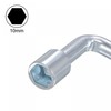 uxcell 10mm Metric L Shaped Angled Open Hex 6 Point