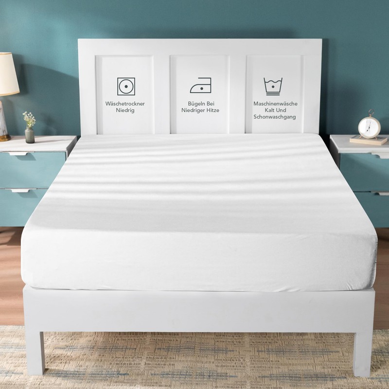 Utopia Bedding Jersey Fitted Sheet - Bed Sheet for Waterbed
