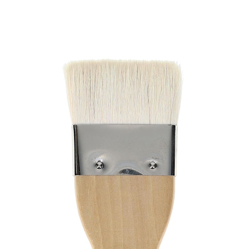Pro Art Bristle Hake Paintbrush, White
